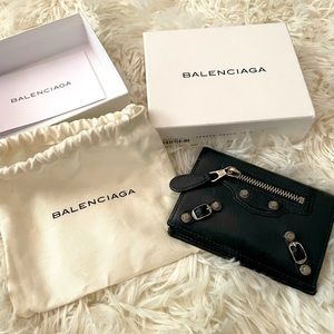 Authentic Balenciaga card holder wallet